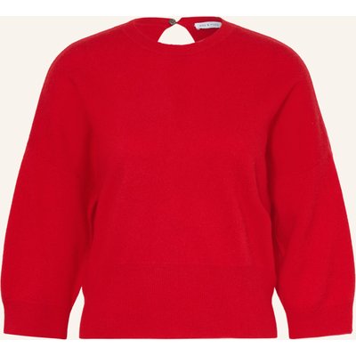 Mrs & Hugs Pullover Mit Cashmere Und 3/4-Arm rot