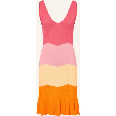 Oh April Strickkleid Jany Mit Rüschen rot