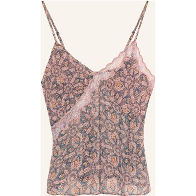 Ba&Sh Top Tizy Mit Spitze rosa