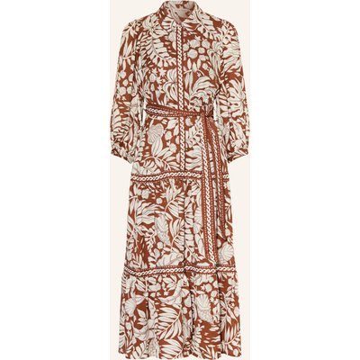 Phase Eight Hemdblusenkleid Coralie braun