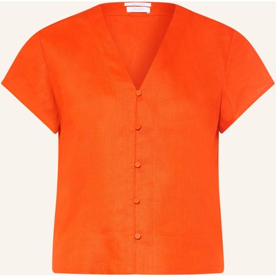 Hobbs Leinenbluse rot