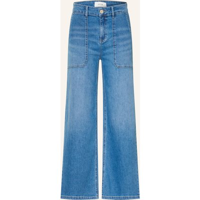 Opus Wide Leg Jeans Miva blau