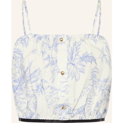 Maje Cropped-Top blau