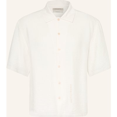 Allsaints Kurzarm-Hemd Purley Comfort Fit weiss