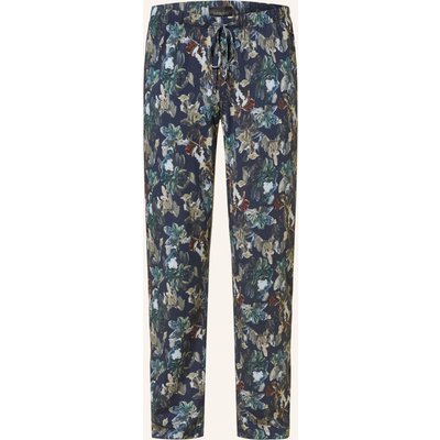Hanro Schlafhose Night & Day blau