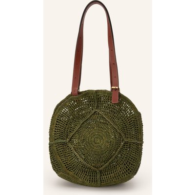 Ba&Sh Schultertasche Palma gruen