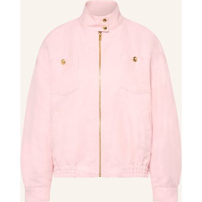 Maje Blouson Mit Leinen pink