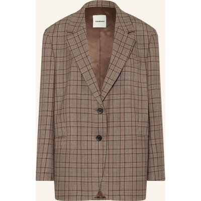 Sandro Oversized-Blazer braun