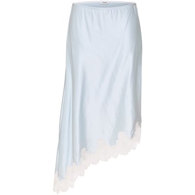 Sandro Satinrock Mit Spitze blau