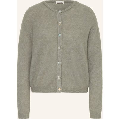 American Vintage Strickjacke Mit Alpaka gruen