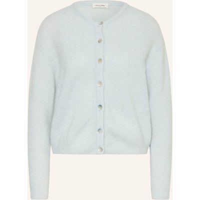 American Vintage Strickjacke Mit Alpaka blau