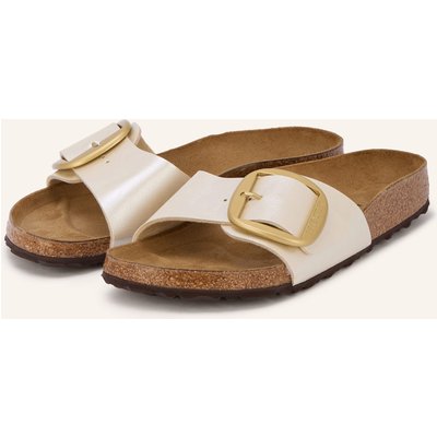 Birkenstock Pantoletten Madrid Big Buckle weiss
