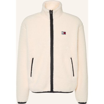 Tommy Jeans Teddyfell-Jacke beige