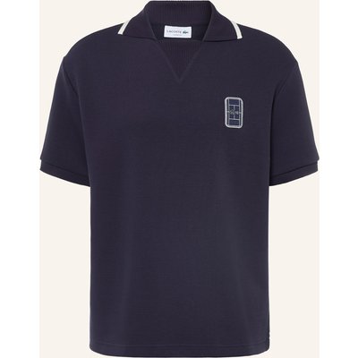Lacoste Piqué-Poloshirt Loose Fit blau