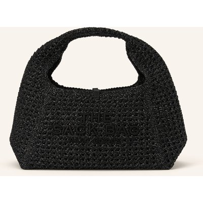 Marc Jacobs Handtasche The Crochet Mini Sack Bag Mit Pouch schwarz
