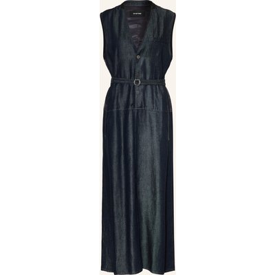 G-Star Kleid Im Materialmix blau