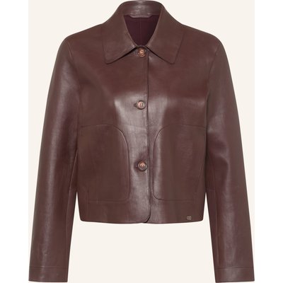 Milestone Lederjacke Mscanna rot