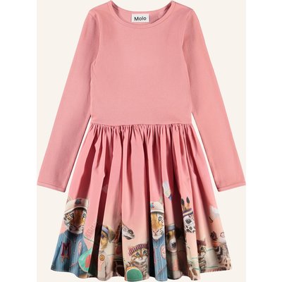 Molo Kleid Im Materialmix pink