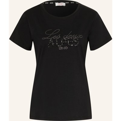 Liu Jo T-Shirt Mit Schmucksteinen schwarz