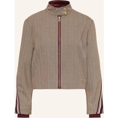 Liu Jo Kastenjacke Mit Galonstreifen braun