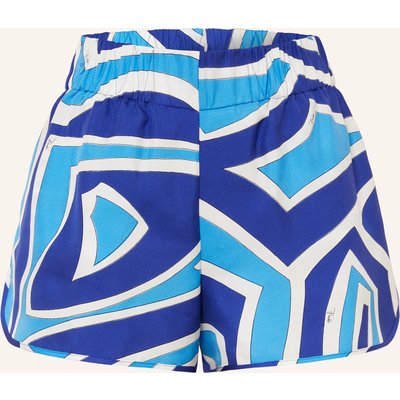 Pucci Seidenshorts blau