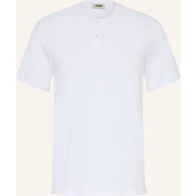 Drykorn Henley-Shirt Miwan weiss