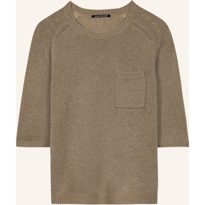 Luisa Cerano Strickshirt Mit 3/4-Arm gruen