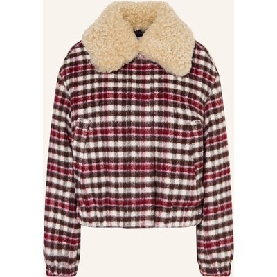 Marc O'polo Denim Jacke Mit Abnehmbarem Kragen rot