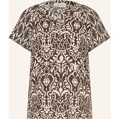 Cartoon Blusenshirt braun