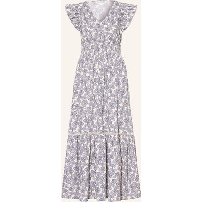 Part Two Kleid Dizapw Mit Volants blau