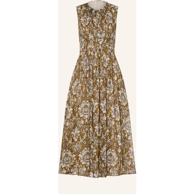 S Max Mara Kleid Agile Mit Schmucksteinen braun