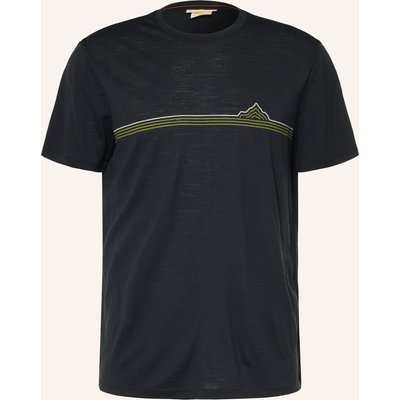 Icebreaker T-Shirt Merino 150 Tech Lite Aus Merinowolle schwarz