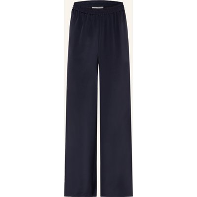 Max Mara Marlenehose Volonta Aus Seide blau