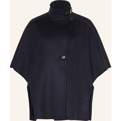 Max Mara Cashmere-Cape Derrik blau