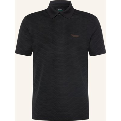Boss Jacquard-Poloshirt C-Prout Regular Fit schwarz