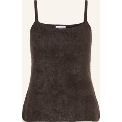 Mrs & Hugs Stricktop Aus Cashmere braun