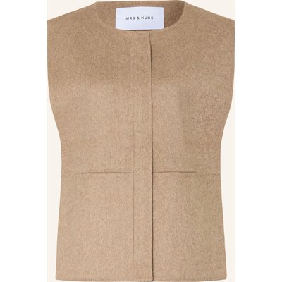Mrs & Hugs Weste beige
