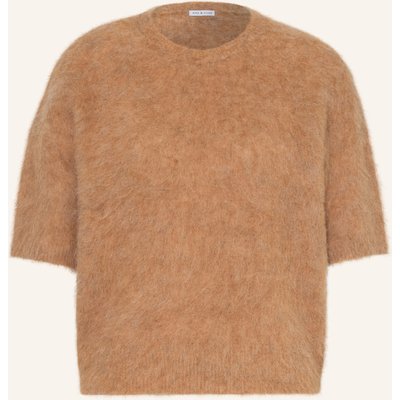 Mrs & Hugs Strickshirt Mit Alpaka beige