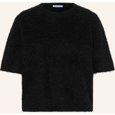 Mrs & Hugs Strickshirt Mit Alpaka schwarz