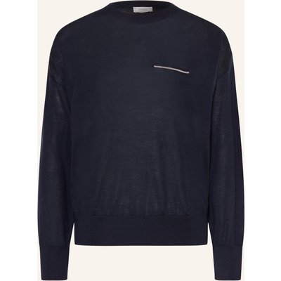 Peserico Pullover Mit Cashmere Und Seide blau