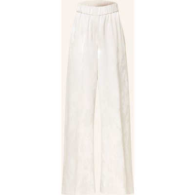 Peserico Marlenehose Aus Jacquard weiss