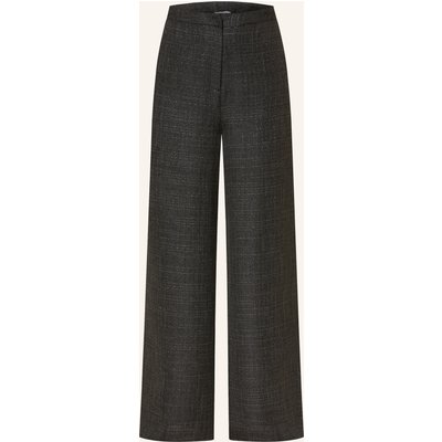 Mrs & Hugs Tweed-Hose Mit Glitzergarn grau