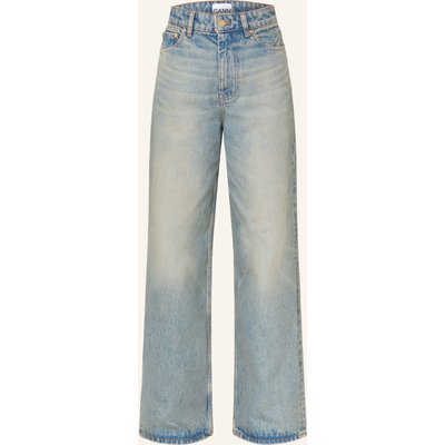 Ganni Wide Leg Jeans Izey blau