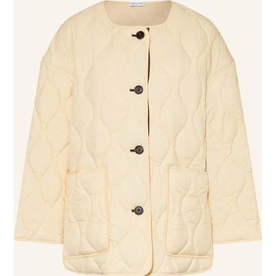 Mrs & Hugs Steppjacke beige