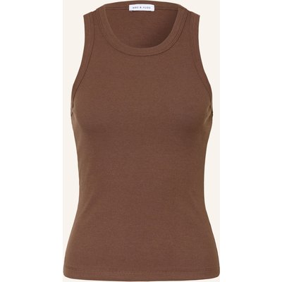 Mrs & Hugs Top braun