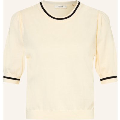 Frame Strickshirt The Gathered Sweater beige