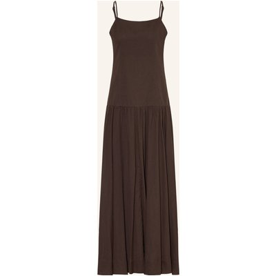 Neo Noir Kleid Jackie Mit Leinen braun