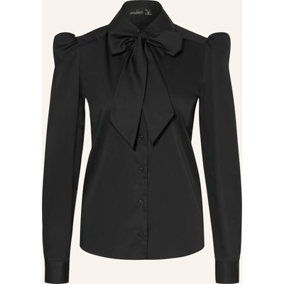 Van Laack Hemdbluse Vl-Livia-Xx Mit Abnehmbarer Schluppe schwarz
