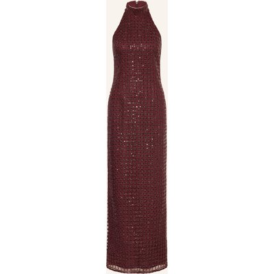 Rotate Kleid Mit Pailletten Und Schmucksteinen rot