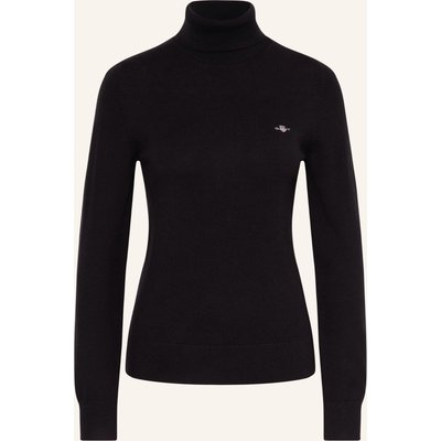 Gant Rollkragenpullover schwarz